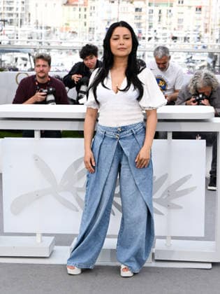 IPA84858019 - Cannes, 79th Cannes Film Festival 2026, Day 8. Photocall of the film La Mas Dulce (Strawberries) . In the photo Hajar Graigaa  Copyright: xAlbertoxTerenghix xPoolxPhotoxEventsx07x 84858019