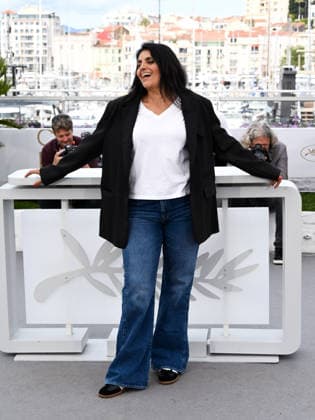 IPA84858007 - Cannes, 79th Cannes Film Festival 2026, Day 8. Photocall of the film La Mas Dulce (Strawberries) . Pictured is Fatima Atif  Copyright: xAlbertoxTerenghix xPoolxPhotoxEventsx07x 84858007