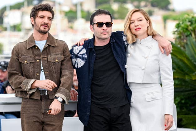 79ème Festival International du Film de Cannes Photocall du film L inconnue 79th International Cannes Film Festival Photocall with cast of L inconnu movie 456386 2026 05 19 Cannes France Harari, Arthur Seydoux, Léa Schneider, Niels  Copyright: xEstellexCarlierx xStarfacex STAR_456386_007