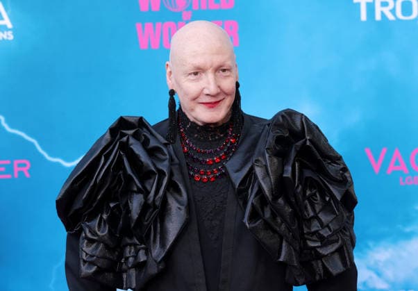 James St James attends the Los Angeles premiere of Stop! That Train! at Harmony Gold on Monday, May 18, 2026. Storyline: Two train stewardess BFFs switch from a dull railway to the luxurious Glamazonian Express. During a massive storm, they must work with snooty first-class crew and President Gagwell to prevent disaster in LA.  LAP20260518694 GREGxGRUDT