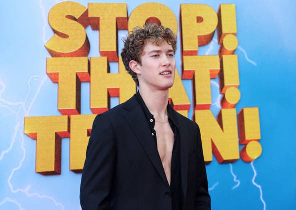 Sean Ford attends the Los Angeles premiere of Stop! That Train! at Harmony Gold on Monday, May 18, 2026. Storyline: Two train stewardess BFFs switch from a dull railway to the luxurious Glamazonian Express. During a massive storm, they must work with snooty first-class crew and President Gagwell to prevent disaster in LA.  LAP20260518732 GREGxGRUDT