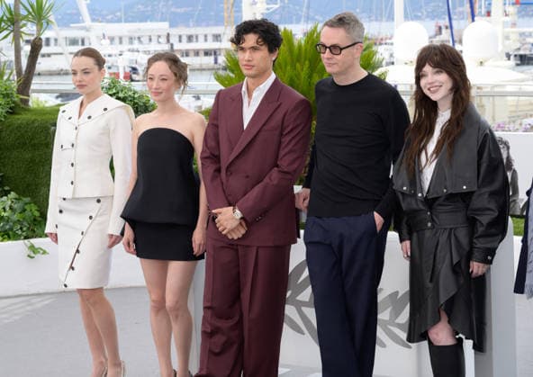 Her Private Hell Photocall at 79th Festival de Cannes - Cannes, France CANNES, FRANCE. May 19, 2026: Kristine Froseth, Havana Rose Liu, Charles Melton, Nicolas Winding Refn & Sophie Thatcher at the photocall for Her Private Hell at the 79th Festival de Cannes. Picture: Paul Smith Featureflash Cannes France  Copyright: xPaulxSmithx xFeatureflashx