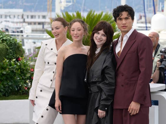 Her Private Hell Photocall at 79th Festival de Cannes - Cannes, France CANNES, FRANCE. May 19, 2026: Kristine Froseth, Havana Rose Liu, Sophie Thatcher & Charles Melton at the photocall for Her Private Hell at the 79th Festival de Cannes. Picture: Paul Smith Featureflash Cannes France  Copyright: xPaulxSmithx xFeatureflashx