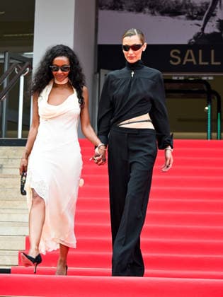 IPA84861609 - Cannes, 79th Cannes Film Festival 2026, Day 8. Bella Hadid at the exit of the Debussy Hall.  Copyright: xManuelexMangiarottix xPoolxPhotoxEventsx07x 84861609