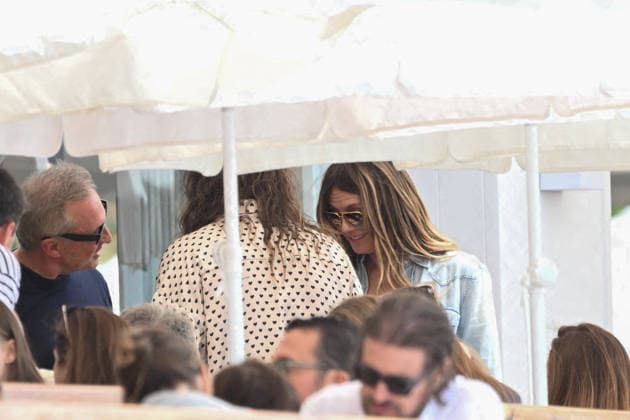 Cannes - Heidi Klum and Tom Kaulitz at The Eden Roc Heidi Klum and her husband Tom Kaulitz have lunch together at the Eden Roc restaurant in Cap d Antibes, France, on May 19, 2026. Photo by Florian Poitout ABACAPRESS.COM Cap d Antibes Provence-Alpes-Cote d Azur France  Copyright: xPoitoutxFlorian ABACAx