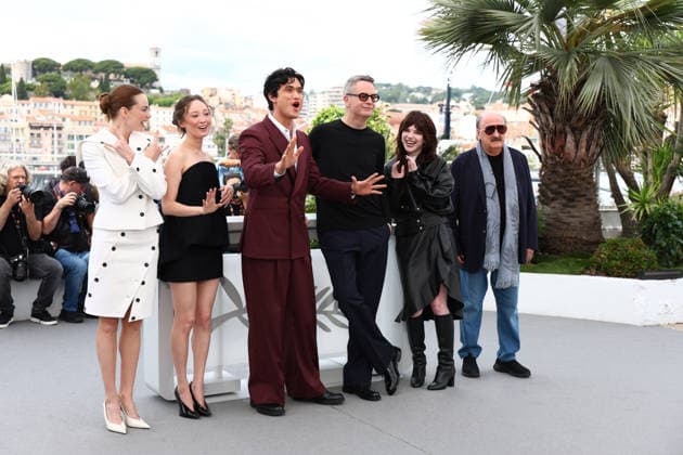 May 19, 2026, Cannes, Cote D azur, France: KRISTINE FROSETH, HAVANA ROSE LIU, CHARLES MELTON, director NICOLAS WINDING REFN, SOPHIE THATCHER and PINO DONAGGIO during the Her Private Hell photocall at the 79th Annual Cannes Film Festival at Palais des Festivals in Cannes, France. Cannes France  - ZUMAc179 20260519_zep_c179_033 Copyright: xMickaelxChavetx