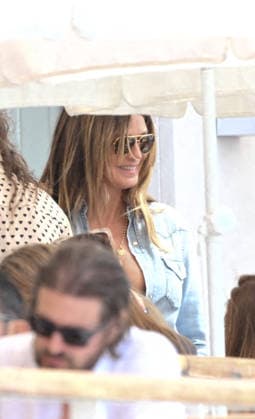 Cannes - Heidi Klum and Tom Kaulitz at The Eden Roc Heidi Klum and her husband Tom Kaulitz have lunch together at the Eden Roc restaurant in Cap d Antibes, France, on May 19, 2026. Photo by Florian Poitout ABACAPRESS.COM Cap d Antibes Provence-Alpes-Cote d Azur France  Copyright: xPoitoutxFlorian ABACAx