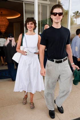 Cannes Taylor Hill, Daniel Fryer exits Martinez MP Cannes, France- May 19: Taylor Hill, Daniel Fryer leave the Martinez Hotel during 79th Festival of Cannes, on May 19 2026 in Cannes, France. Photo by Marco Piovanotto Abacapress.com Cannes France  Copyright: xPiovanottoxMarco ABACAx