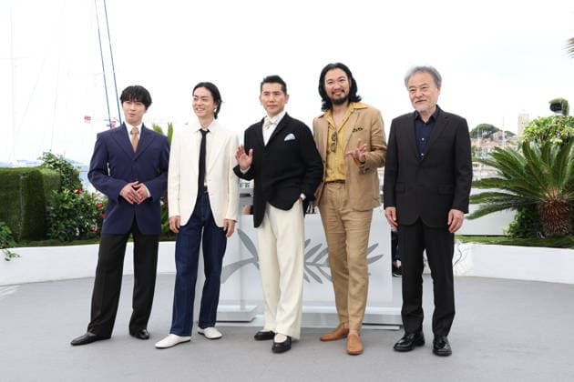 Kokurojo (The Samurai And The Prisoner) photocall during the 79th Cannes Film Festival Ryota Miyadate, Masaki Suda, Masahiro Motoki, Munetaka Aoki and Kiyoshi Kurosawa - Kokurojo (The Samurai And The Prisoner) photocall during the 79th Cannes Film Festival in Caznnes, France on May 19, 2026  Copyright: x Chassery+Courdjix
