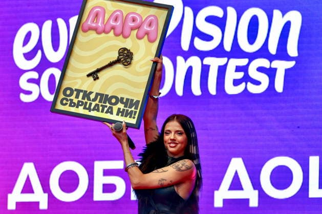 BULGARIA, SOFIA - MAY 19, 2026: Singer Dara, winner of the 2026 Eurovision Song Contest with the song Bangaranga, is seen during a celebration in central Sofia. The singer became the first Bulgarian entrant to win the Eurovision contest. Igor Lenkin TASS  92748156