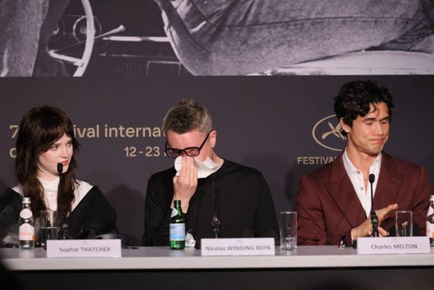 Sophie Thatcher, Nicolas Winding Refn, Charles Melton Press conference for the film Her Private Hell at the 79th Cannes International Film Festival on 19 May 2026 Franck Boutonnet Pool Bestimage Press conference for the film Her Private Hell at the 79th Cannes International Film Festival on 19 May 2026 Cannes France  Copyright: xFranckxBoutonnetx xPoolx xBestimagexFranckxBoutonnetx xPoolx xBestimagex