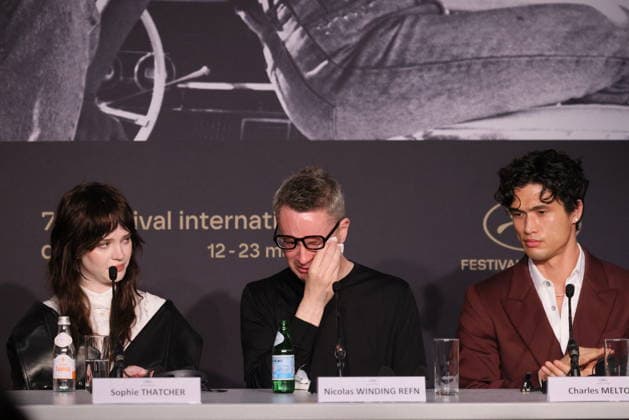 Sophie Thatcher, Nicolas Winding Refn, Charles Melton Press conference for the film Her Private Hell at the 79th Cannes International Film Festival on 19 May 2026 Franck Boutonnet Pool Bestimage Press conference for the film Her Private Hell at the 79th Cannes International Film Festival on 19 May 2026 Cannes France  Copyright: xFranckxBoutonnetx xPoolx xBestimagexFranckxBoutonnetx xPoolx xBestimagex