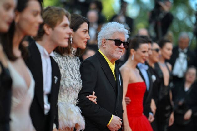 Cannes - Amarga Navidad Premiere FC Pedro Almodovar attends the red carpet premiere of Amarga Navidad during the 79th Cannes International Film Festival in Cannes, France on May 19, 2026.. Photo by Franck Castel ABACAPRESS.COM Cannes  Copyright: xCastelxFranck ABACAx