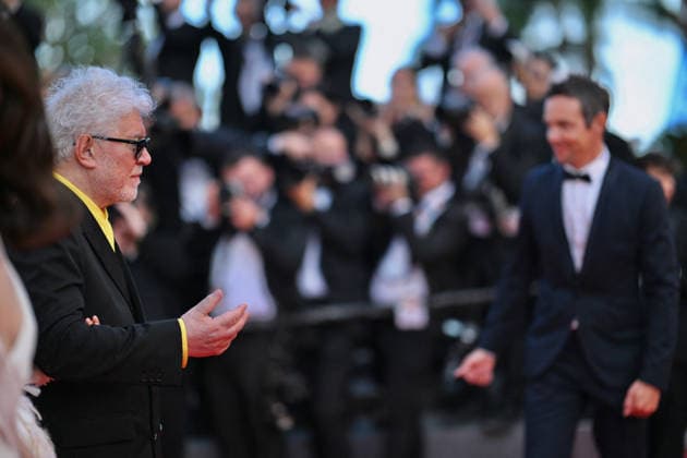 Cannes - Amarga Navidad Premiere FC Pedro Almodovar attends the red carpet premiere of Amarga Navidad during the 79th Cannes International Film Festival in Cannes, France on May 19, 2026.. Photo by Franck Castel ABACAPRESS.COM Cannes  Copyright: xCastelxFranck ABACAx