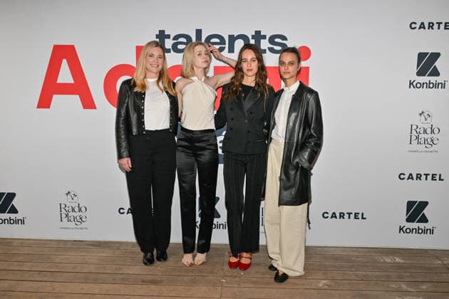 Cannes Talents Adami Party Natasha Regnier, Anastasia Andrushkevich, Tess Barthelemy, Romane de Stabenrath attending the Talents Adami Party during the 79th Cannes Film Festival in Cannes, France on May 19, 2026. Photo by Julien Reynaud APS-Medias ABACAPRESS.COM Cannes France  Copyright: xReynaudxJulien APS-Medias ABACAx