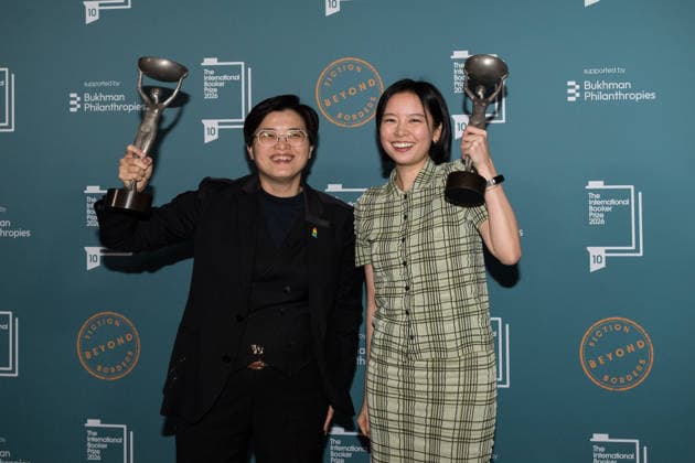 International Booker Prize 2026 Award Ceremony in London LONDON, UNITED KINGDOM - MAY 19: Winners of the International Booker Prize 2026 Author Yang Shuang-zi (L) and translator Lin King pose with the trophies during the award ceremony at Tate Modern in London, United Kingdom on May 19, 2026. The International Booker Prize is awarded annually for the finest single work of fiction from around the world which has been translated into English and published in the UK and Ireland. Wiktor Szymanowicz Anadolu London United Kingdom. Editorial use only. Please get in touch for any other usage.  Copyright: x2026xAnadoluxWiktorxSzymanowiczx