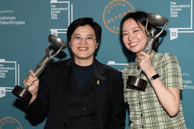 International Booker Prize 2026 Award Ceremony in London LONDON, UNITED KINGDOM - MAY 19: Winners of the International Booker Prize 2026 Author Yang Shuang-zi (L) and translator Lin King pose with the trophies during the award ceremony at Tate Modern in London, United Kingdom on May 19, 2026. The International Booker Prize is awarded annually for the finest single work of fiction from around the world which has been translated into English and published in the UK and Ireland. Wiktor Szymanowicz Anadolu London United Kingdom. Editorial use only. Please get in touch for any other usage.  Copyright: x2026xAnadoluxWiktorxSzymanowiczx