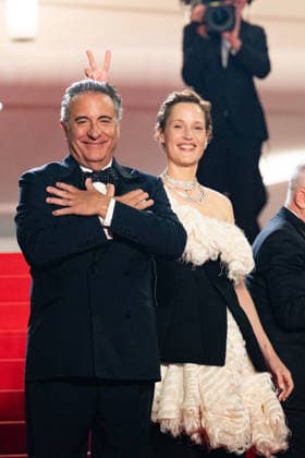 Cannes Diamond Red Carpet LZ Andy García and Vicky Krieps attending the red carpet of Diamond during the 79th Cannes International Film Festival in Cannes, France on May 19, 2026, the film selected in the Official Competition. Photo by Laurent Zabulon ABACAPRESS.COM  Copyright: xZabulonxLaurentx
