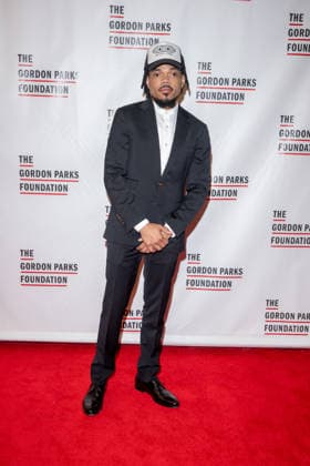 20th Anniversary The Gordon Parks Foundation Gala, New York, USA - 19 May 2026 Chance the Rapper attends The Gordon Parks Foundation Awards Dinner and Auction 2026 at Cipriani 42nd Street on May 19, 2026 in New York City. New York United States Copyright: xRonxAdarx xSOPAxImagesx _radar_parks_20260519_01034