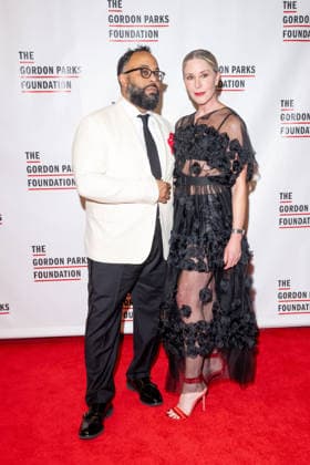 20th Anniversary The Gordon Parks Foundation Gala, New York, USA - 19 May 2026 (L-R) Kevin Young and Christie Davis attend The Gordon Parks Foundation Awards Dinner and Auction 2026 at Cipriani 42nd Street on May 19, 2026 in New York City. New York United States Copyright: xRonxAdarx xSOPAxImagesx _radar_parks_20260519_01074