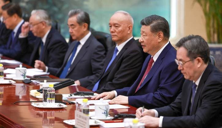 China Russia 9169362 20.05.2026 Chinese President Xi Jinping attends a narrow format meeting with Russian President Vladimir Putin at the Great Hall of the People in Beijing, China. Vladimir Smirnov Sputnik Beijing China  Copyright: xVladimirxSmirnovx