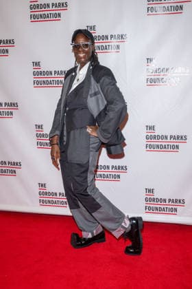 May 19, 2026, New York, United States: Mickalene Thomas attends The Gordon Parks Foundation Awards Dinner and Auction 2026 at Cipriani 42nd Street on May 19, 2026 in New York City. New York United States - ZUMAs197 20260519_aaa_s197_398 Copyright: xRonxAdarx