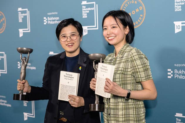 International Booker Prize 2026 Ceremony at Tate Modern, London, UK 19 May 2026 Author Yang Shuang-zi and translator Lin King on the red carpet after winning the International Booker Prize 2026 at Tate Modern, London, UK, on 19 May 2026, for their work Taiwan Travelogue., Credit:Pete Speller Avalon  Copyright: xPetexSpellerx xAvalonx 1100648119