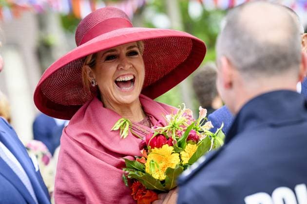 Royal Couple Pays Regional Visit To Illikhoven King Willem-Alexander and Queen Máxima of the Netherlands conduct a regional visit to the municipalities of Maasgouw, Echt-Susteren, Roerdalen and Roermond, visiting the village of Illikhoven in the municipality of Echt-Susteren, the Netherlands on May 19, 2026, in the narrowest part of the country where the land is less than five kilometers wide between Belgium and Germany, speaking with representatives of the police, a dike guard and organizations from the border region before subsequently visiting Lilbosch Abbey. Photo by Patrick van Emst NL Beeld Bruno Press ABACAPRESS.COM Illikhoven Netherlands  Copyright: xBrunoxPress ABACAx