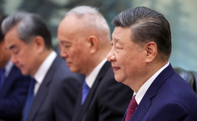 China Russia 9169406 20.05.2026 Chinese President Xi Jinping attends a narrow format meeting with Russian President Vladimir Putin at the Great Hall of the People in Beijing, China. Alexander Kazakov Sputnik Beijing China  Copyright: xAlexanderxKazakovx