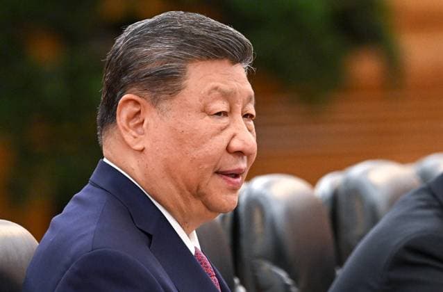 China Russia 9169401 20.05.2026 Chinese President Xi Jinping attends an expanded format meeting with Russian President Vladimir Putin at the Great Hall of the People in Beijing, China. Kristina Solovyova Sputnik Beijing China  Copyright: xKristinaxSolovyovax