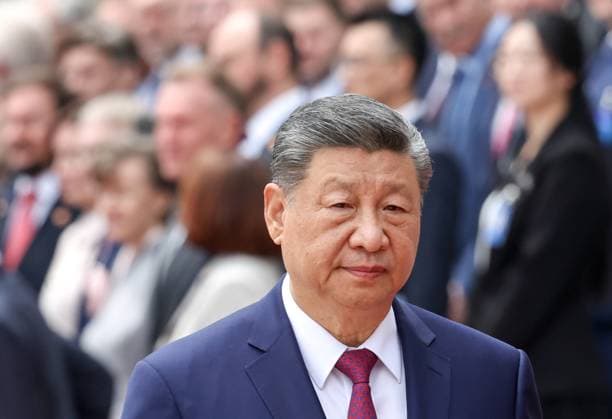 China Russia 9169435 20.05.2026 Chinese President Xi Jinping attends a welcome ceremony for Russian President Vladimir Putin outside the Great Hall of the People in Beijing, China. Alexander Kazakov Sputnik Beijing China  Copyright: xAlexanderxKazakovx