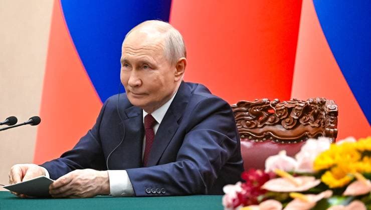 China Russia 9169439 20.05.2026 Russian President Vladimir Putin attends a signing ceremony with Chinese President Xi Jinping following a meeting in expanded format at the Great Hall of the People in Beijing, China. Kristina Solovyova Sputnik Beijing China  Copyright: xKristinaxSolovyovax