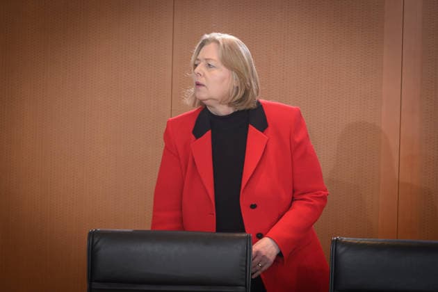Berlin, Kabinettssitzung der Bundesregierung Kabinettssitzung der Bundesregierung am 20.05.2026 im Bundeskanzleramt in Berlin. Im Bild: Bärbel Bas (Bundesministerin für Arbeit und Soziales, SPD) Berlin Bundeskanzleramt Berlin Deutschland *** Berlin, Cabinet meeting of the Federal Government Cabinet meeting of the Federal Government on 20 05 2026 at the Federal Chancellery in Berlin In the picture Bärbel Bas Federal Minister of Labor and Social Affairs, SPD Berlin Federal Chancellery Berlin Germany