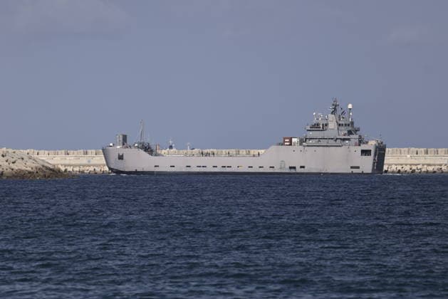 Israeli military vessel docks at Ashdod Port ASHDOD, ISRAEL - MAY 20: An Israeli military vessel docks at Port of Ashdod in Ashdod, Israel on May 20, 2026. It was claimed that activists from the Global Sumud Flotilla, who were detained in international waters, were aboard the Israeli army vessel. Tsafrir Abayov Anadolu Asdod Israel. Editorial use only. Please get in touch for any other usage.  Copyright: x2026xAnadoluxTsafrirxAbayovx
