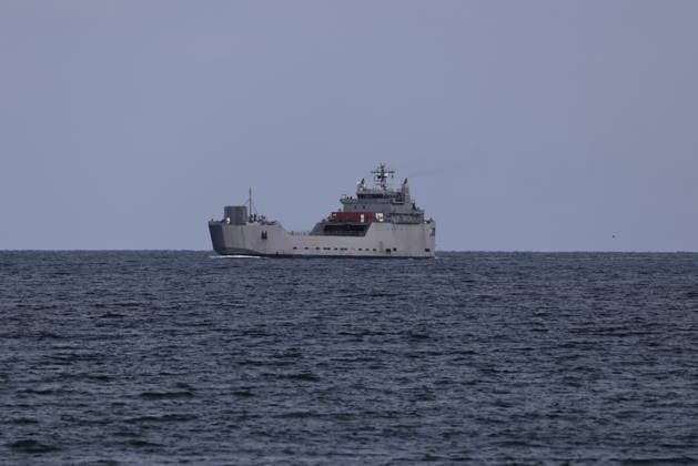 Israeli military vessel docks at Ashdod Port ASHDOD, ISRAEL - MAY 20: An Israeli military vessel docks at Port of Ashdod in Ashdod, Israel on May 20, 2026. It was claimed that activists from the Global Sumud Flotilla, who were detained in international waters, were aboard the Israeli army vessel. Tsafrir Abayov Anadolu Asdod Israel. Editorial use only. Please get in touch for any other usage.  Copyright: x2026xAnadoluxTsafrirxAbayovx