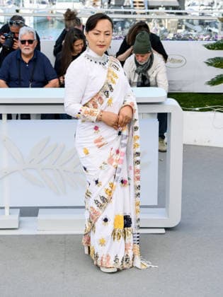IPA84891600 - Cannes, 79th Cannes Film Festival 2025 - day 9. photocall of Elephants In The Fog (Les Elephants Dans La Brume) Pictured: Pushpa Thing Lama  Copyright: xAlbertoxTerenghix xPoolxPhotoxEventsx07x 84891600