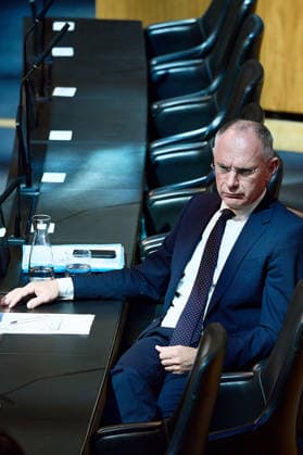 - Wien 20.05.2026 - Österreichisches Parlament Nationalrat - Heute fand im Parlament die 77. Nationalratssitzung statt. PHOTO: Innenminister Gerhard Karner (ÖVP) auf der Regierungsbank. Vienna (AUSTRIA) - Austrian Parliament National Council session . Nationalratssitzung *** Vienna 20 05 2026 Austrian Parliament National Council The 77th session of the National Council took place in Parliament today PHOTO Interior Minister Gerhard Karner ÖVP on the government bench Vienna AUSTRIA Austrian Parliament National Council session National Council session 
