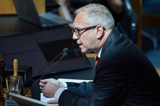 - Wien 20.05.2026 - Österreichisches Parlament Nationalrat - Heute fand im Parlament die 77. Nationalratssitzung statt. PHOTO: NR-Präsident Walter Rosenkranz (FPÖ). Vienna (AUSTRIA) - Austrian Parliament National Council session . Nationalratssitzung *** Vienna 20 05 2026 Austrian Parliament National Council The 77th session of the National Council took place in Parliament today PHOTO NR President Walter Rosenkranz FPÖ Vienna AUSTRIA Austrian Parliament National Council session National Council session 