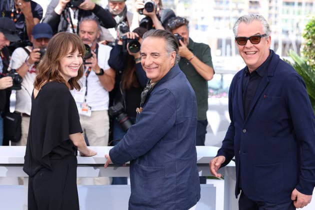 Cannes - Diamond Photocall Rosemarie DeWitt, Andy Garcia, Danny Huston attending the Diamond photocall during the 79th Cannes Film Festival in Cannes, France on May 20, 2026. Photo by Jerome Domine ABACAPRESS.COM Cannes France  Copyright: xDominexJerome ABACAx