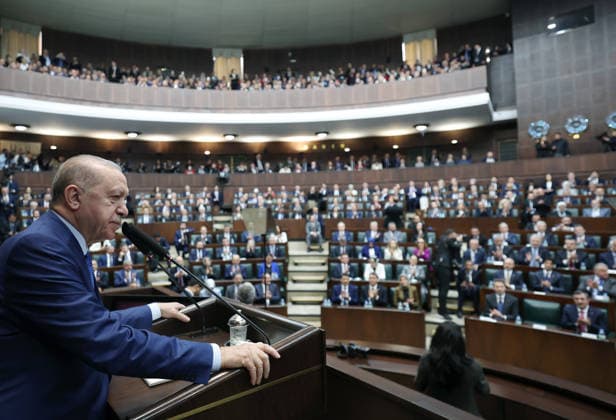 Turkish President and Leader of the Justice and Development (AK) Party Recep Tayyip Erdogan ANKARA, TURKIYE - MAY 20: (----EDITORIAL USE ONLY – MANDATORY CREDIT - TURKISH PRESIDENCY MURAT CETINMUHURDAR HANDOUT - NO MARKETING NO ADVERTISING CAMPAIGNS - DISTRIBUTED AS A SERVICE TO CLIENTS----) Turkish President and Leader of the Justice and Development (AK) Party Recep Tayyip Erdogan speaks during his party s group meeting at the Turkish Grand National Assembly in Ankara, Turkiye on May 20, 2026. TUR Presidency Murat Cetinmuhurdar Anadolu Ankara Turkey. Editorial use only. Please get in touch for any other usage.  Copyright: x2026xAnadoluxTURxPresidency xMuratxCetinmuhurdarx