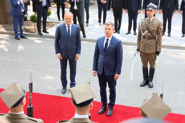 Hungarian prime minister visits Poland Photo: Wojciech Olkusnik East News Newly elected prime minister of Hungary Peter Magyar meets with Polish prime minister Donald Tusk on May 20, 2026 in Warsaw, Poland. This is the first foreign visit of a new Hungarian leader after winning parliamentary elections in April. EN_01677831_0267 