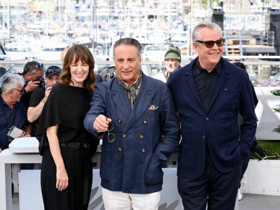 IPA84893830 - Cannes, 79th Cannes Film Festival 2025 - day 9. photocall of DIAMOND Pictured: Rosemarie DeWitt, Andy Garcia and Danny Huston  Copyright: xAlbertoxTerenghix xPoolxPhotoxEventsx07x 84893830