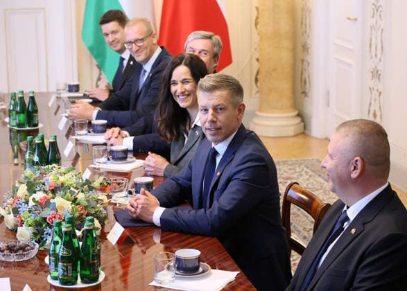 Hungarian prime minister visits Poland Photo: Adam Burakowski East News Newly elected prime minister of Hungary Peter Magyar meets with the president of Poland Karol Nawrocki on May 20, 2026 in Warsaw, Poland. This is the first foreign visit of a new Hungarian leader after winning parliamentary elections in April. EN_01677831_0476 
