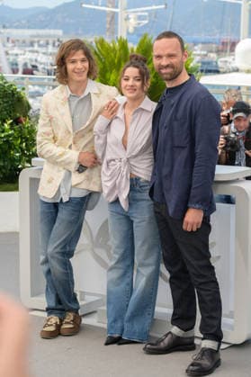 Orange-Flavoured Wedding Photocall at 79th Festival de Cannes - Cannes, France CANNES, FRANCE. May 20, 2026: Paul Kircher, Malou Khebizi & Alban Lenoir at the photocall for Orange-Flavoured Wedding at the 79th Festival de Cannes. Picture: Paul Smith Featureflash Cannes France  Copyright: xPaulxSmithx xFeatureflashx