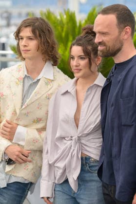 Orange-Flavoured Wedding Photocall at 79th Festival de Cannes - Cannes, France CANNES, FRANCE. May 20, 2026: Paul Kircher, Malou Khebizi & Alban Lenoir at the photocall for Orange-Flavoured Wedding at the 79th Festival de Cannes. Picture: Paul Smith Featureflash Cannes France  Copyright: xPaulxSmithx xFeatureflashx