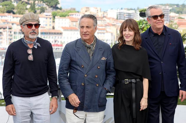 Jai Stefan, Andy Garcia, Rosemarie Dewitt und Danny Huston beim Photocall zum Kinofilm Diamond auf dem Festival de Cannes 2026 79. Internationale Filmfestspiele von Cannes am Palais des Festivals. Cannes, 20.05.2026 *** Jai Stefan, Andy Garcia, Rosemarie Dewitt and Danny Huston at the photocall for the feature film Diamond at the Festival de Cannes 2026 79 Cannes International Film Festival at the Palais des Festivals Cannes, 20 05 2026 Foto:xD.xBedrosianx xFuturexImagex diamond_6502