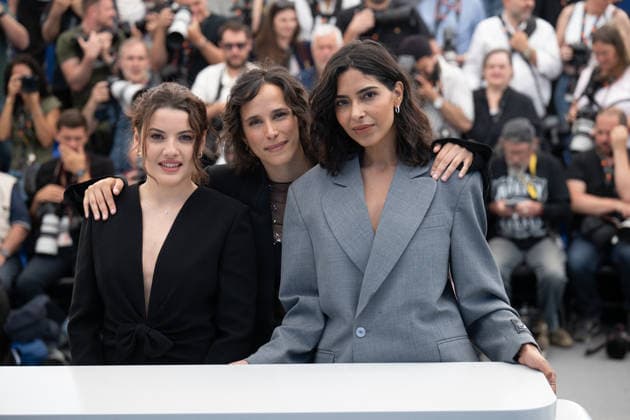 Cannes Le Triangle D Or Photocall LZ Malou Khebizi, Hélène Rosselet-Ruiz, Soundos Mosbah attending the photocall of Le Triangle D Or during the 79th Cannes International Film Festival in Cannes, France on May 20, 2026, the film selected in the Official Competition. Photo by Laurent Zabulon ABACAPRESS.COM  Copyright: xZabulonxLaurentx