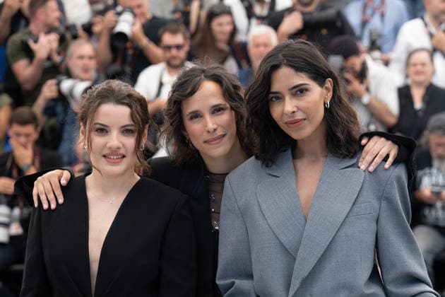 Cannes Le Triangle D Or Photocall LZ Malou Khebizi, Hélène Rosselet-Ruiz, Soundos Mosbah attending the photocall of Le Triangle D Or during the 79th Cannes International Film Festival in Cannes, France on May 20, 2026, the film selected in the Official Competition. Photo by Laurent Zabulon ABACAPRESS.COM  Copyright: xZabulonxLaurentx