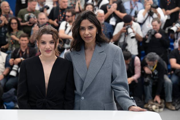 Cannes Le Triangle D Or Photocall LZ Malou Khebizi and Soundos Mosbah attending the photocall of Le Triangle D Or during the 79th Cannes International Film Festival in Cannes, France on May 20, 2026, the film selected in the Official Competition. Photo by Laurent Zabulon ABACAPRESS.COM  Copyright: xZabulonxLaurentx