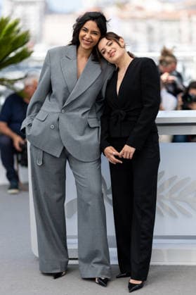 Soundos Mosbah et Malou Khebizi au photocall du film Le Triangle D Or lors du 79ème Festival International du Film de Cannes, France, le 20 mai 2026 Jacovides Moreau Bestimage Le Triangle D Or photocall at the 79th annual Cannes Film Festival at Palais des Festivals on May 20, 2026 in Cannes, France Cannes France  Copyright: xJACOVIDES-MOREAUx xBESTIMAGExJACOVIDES-MOREAUx xBESTIMAGEx